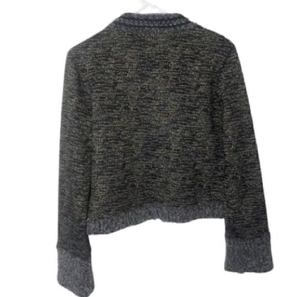 joseph ribkoff wool blend blazer with “bling” size 10 - Picture 2 of 7